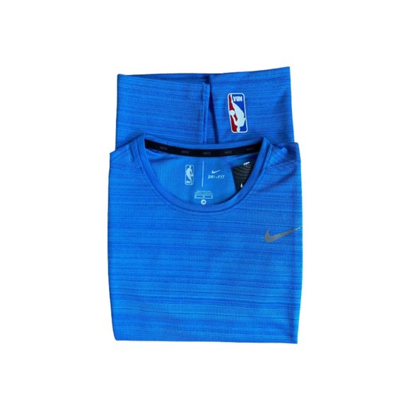 NWT Nike NBA Dri-Fit Men's Training T-Shirt Light Blue Size Small - Picture 3 of 4